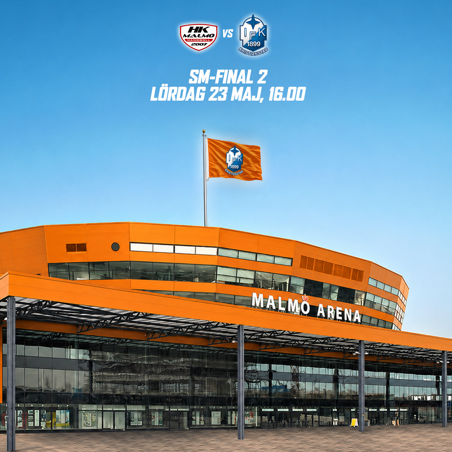 Nu färgar vi Hyllie och Malmö Arena brandgult!